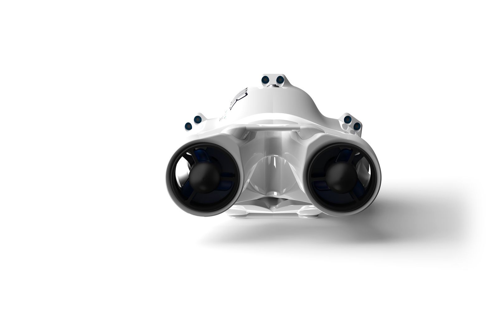 Rear view of Dowr-1 showing twin thrusters